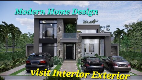 Modern Home design with Interior and Exterior
