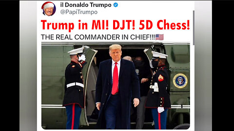 4/4/24 - Trump In MI - DJT - 5D Chess..