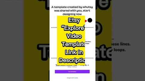 Etsy Shop Explore Video Template #shorts for the Etsy Seller Preview App