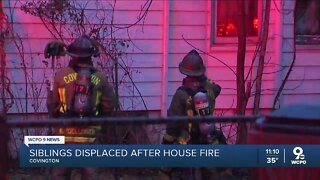 Elderly siblings displaced after Covington house fire