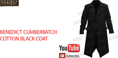 SHERLOCK HOLMES | BENEDICT CUMBERBATCH | BLACK COTTON COAT