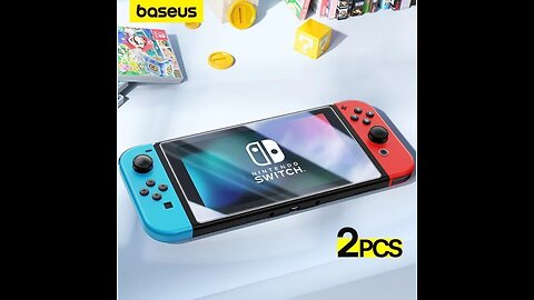 Película de Vidro para Nintendo Switch 2pçs Baseus