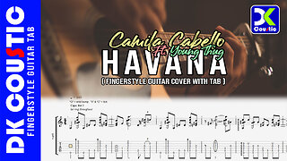 Havana - Camila Cabello Ft. Young Thug (Fingerstyle Guitar Cover With TAB )