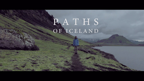 Brilliant montage captures man walking Icelandic landscapes