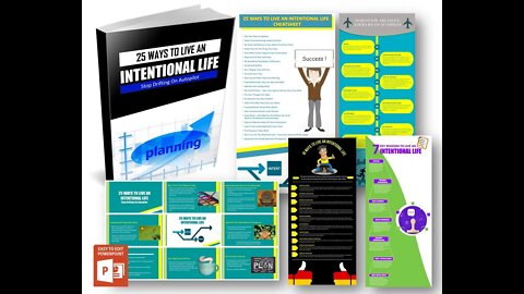 Living An Intentional Life PLR Review, Bonus, OTOs From JR Lang