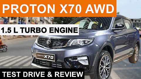 Proton X70 AWD Executive Test Drive & Features