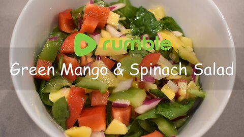 Green Mango & Spinach Salad