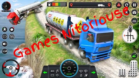 Oil Tanker Driving in Jungle Pull up to water. Games Nitoriouse