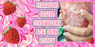 Starbucks Frozen Strawberry Acia Lemonade Review