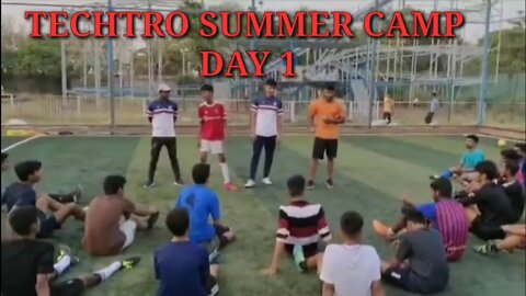 TECHTRO SUMMER CAMP 2022# DAY 1 Begins at Phoenix Arena Turf Ground_First football Turf in Lucknow