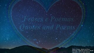 Quero te levar até as estrelas, vou dar meu coração, eu te amo! [Poesia] [Remake] [Frases e Poemas]