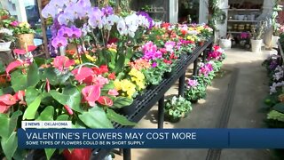Valentine's Flowers May Cost More