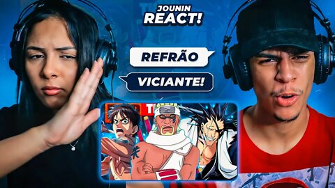 Rap: Então Eu Corto #2 (Eren, Killer Bee, Zaraki) / Sinta a Afiação / TK RAPS | [ React Rap Nerd ] 🔥