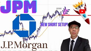 JPMorgan Chase & Co. ($JPM) - Potential Short Setup. Chart Pattern Very Similar to $ADBE 📉📉