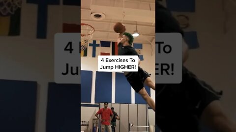 4 EXERCISES TO JUMP HIGHTER! 🔥🚀 #Shorts