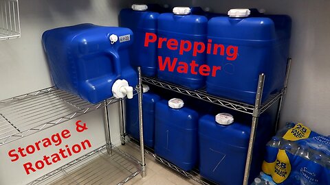 Prepping Water for Emergencies - Storage & Rotation Solution