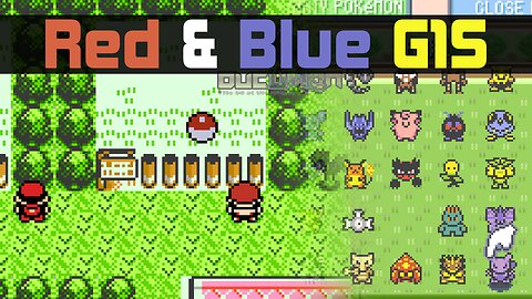 Pokemon Red G1S & Blue G1S - GBA ROM Hack, total re-de-make that aims to bring Red & Blue to the GBA