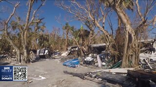 Woman sees home first time on sanibel after hurricane
