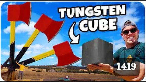 Can We Chop The Worlds strongest Cube In Half