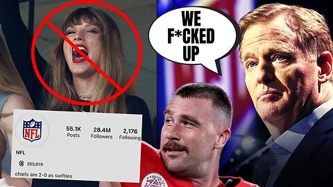 NFL Gets MASSIVE Fan Backlash Over Taylor Swift References On Social Media After Chiefs Controversy