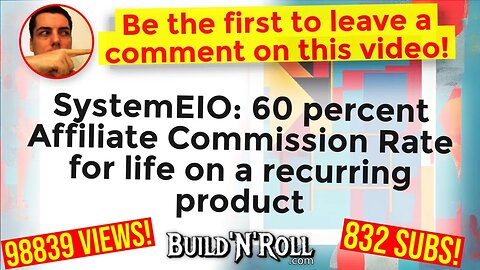 SystemEIO: 60 percent Affiliate Commission Rate for life on a recurring product