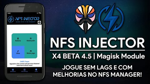 NFS Injector X4 Beta 4.5 | Módulo do Magisk | Jogue SEM LAGS, GRANDES MELHORIAS no NFS MANAGER!