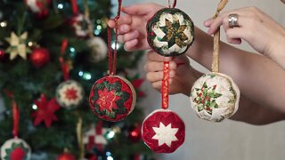 No-Sew Quilted Christmas Ornament [Christmas Craft]