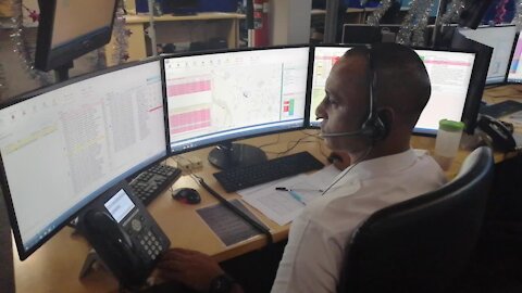 *EXCLUSIVE WEEKEND ARGUS* SOUTH AFRICA - Cape Town - EMS Control Centre (Video) (mHW)