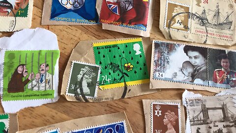 UK stamps : acid rain ?
