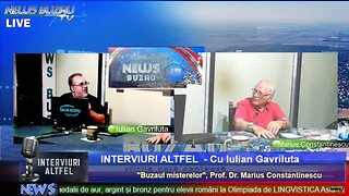 LIVE - TV NEWS BUZAU – “Interviuri altfel”, cu Iulian Gavriluta. “Buzaul misterelor” – Prof. Dr. …