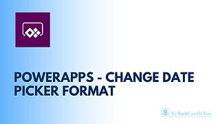 PowerApps - Change Date picker format