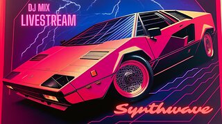 SYNTHWAVE - FRIDAY NIGHT MIX LIVESTREAM #2 w/ visuals