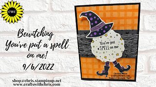 Make this super adorable EASY Halloween card!