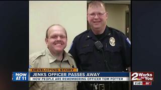 Jenks Police Officer passes away