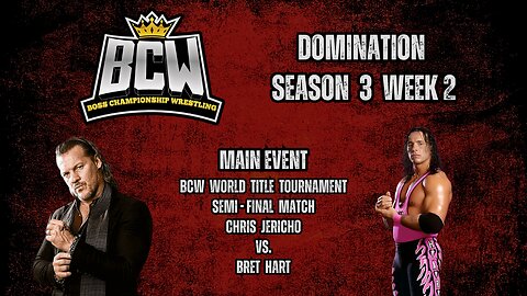 WWE 2K23 I BCW DOMINATION - SEASON 3 WEEK 2