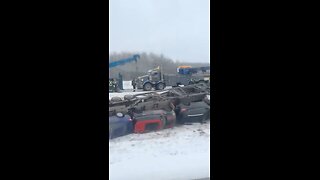 Truck Rollover On Highway 1 Winnipeg