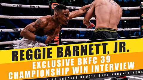 The Man Who Transformed The Game: Meet Reggie "Educated Hands" Barnett Jr. - Wins At BKFC 39
