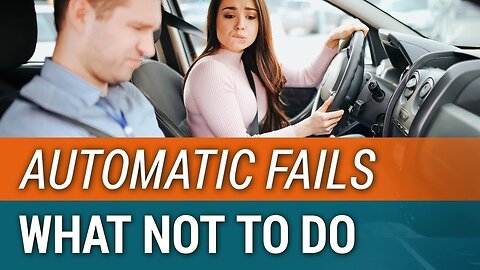 Mistakes to avoid in a road test(avoid these instant fail)