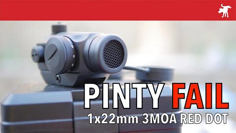 Pinty Pro 1x22mm 3MOA Red Dot