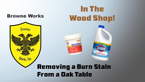 Bleaching Wood - Epic Fail on removing a burn stain from an Oak Table