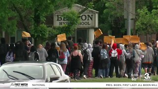 Benson High School students walk out after Uvalde, Buffalo
