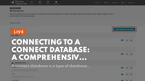 Connecting to a Connect Database: A Comprehensive Guide