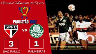 SÃO PAULO 3X1 PALMEIRAS - Semi-Final Campeonato Paulista 1987 (Golaço De Falta Do Neto)