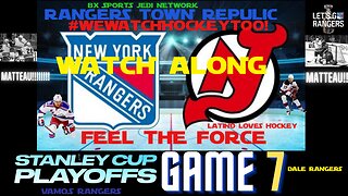 GAME#7 New York Rangers VS New Jersey Devils🏒 NHL PLAYOFFS FIRST ROUND LATINO'S WATCH HOCKEY TOO!