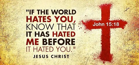 Morning Bible Study with Dr. Tom Knotts John 15:16 -27 Being hated by the world