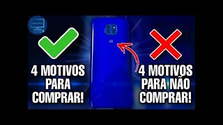 MOTO G9 PLAY - 4 MOTIVOS PARA COMPRAR E 4 PARA NÃO COMPRAR!!! 💸