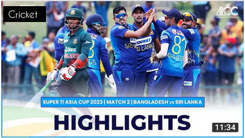 Bangladesh vs Sri Lanka Asia Cup 2023 | Match 2 Bangladesh v Sri Lanka