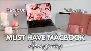 AFFORDABLE MACBOOK ACCESSORIES 2022 | my favorite accessories for my macbook pro 14"