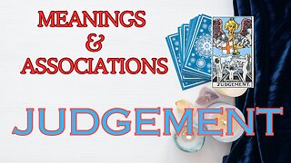Judgement tarot card - meanings and associations #judgement #tarot #tarotary #tarotcards