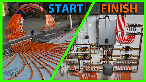 Complete In-Floor Heat & Boiler Installation!